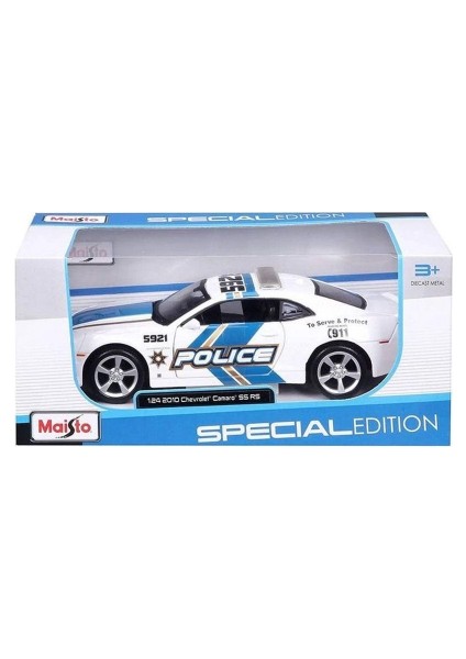 MAY32108 Maisto 1:24 2010 Model Chevrolet Camaro Ss Rs Police Model Araba