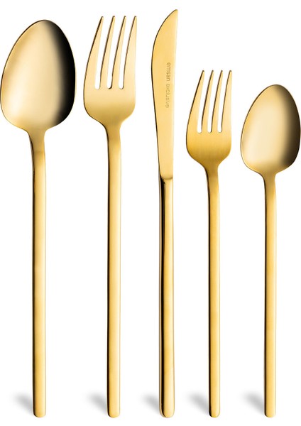 Lora Parlak Gold 60 Parça 12 Kişilik Çatal Kaşık Bıçak Takımı fırsatları