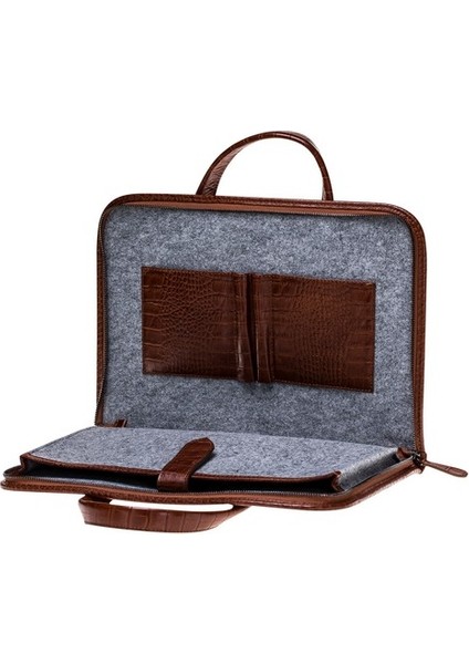 Barchello Pergamon Deri Laptop Çantası Fl Kahverengi modelleri