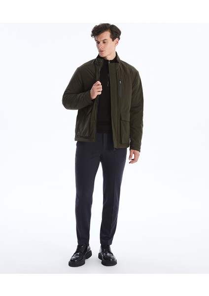 Yeni Sezon Rahat Kalıp Dik Yaka Erkek Mont fiyatları