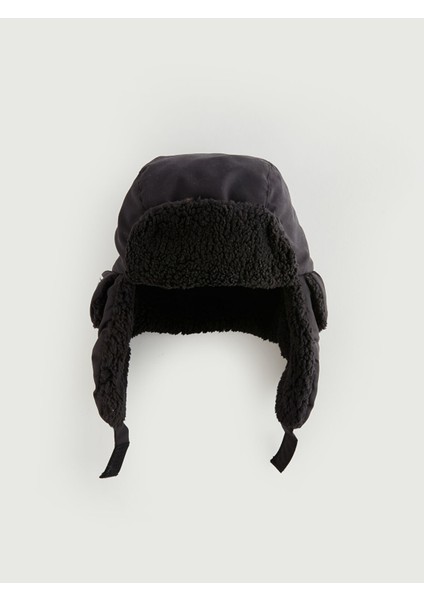 Yeni Sezon 3 Boyutlu Pelüş Detaylı Erkek Çocuk Kar Şapkası