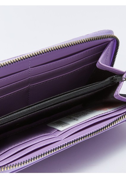 Yeni Sezon Deri Görünümlü Kroko Desenli Kadın Cüzdan modelleri