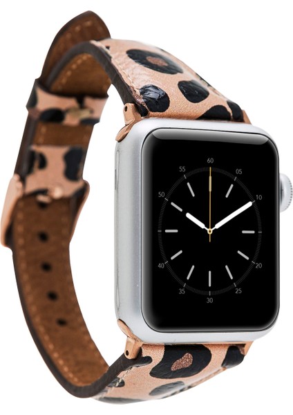 Apple Watch Uyumlu Deri Kordon 42-44-45MM Slim LE02N