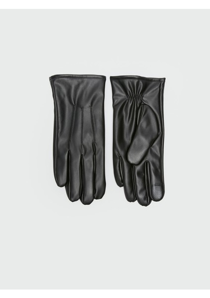 Yeni Sezon Deri Görünümlü Erkek Eldiven