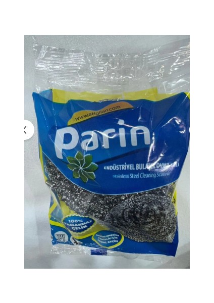 Parin Top Tel 60 Gram Paslanmaz Çelik 2'li Endüstriyel Bulaşık Ovma Teli