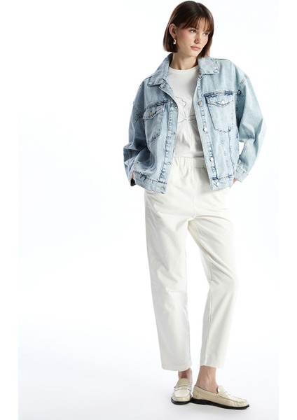 Yeni Sezon Beli Lastikli Kadife Kadın Pantolon