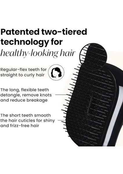 Tangle Teezer Kompakt Şekillendirici Dolaşık Açıcı Saç Fırçası, Gül Altın Siyah, 1 Gram modelleri