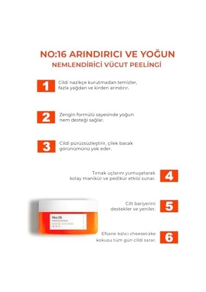 Sinoz No:16 Yoğun Nemlendirici, Besleyici ve Arındırıcı Vücut Peelingi 300 Gr. modelleri