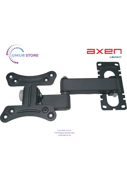 24” AX24LEDI262C-S 17”- 27” Uyumlu Monitör LCD LED Tv Hareketli Duvar Askı Aparatı