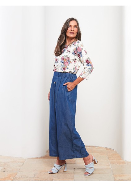 Yeni Sezon Beli Lastikli Düz A Kesim Kadın Jean Etek fiyatları