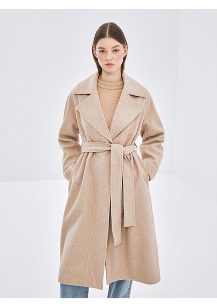 Yeni Sezon Ceket Yaka Kadın Kaşe Kaban fiyatları