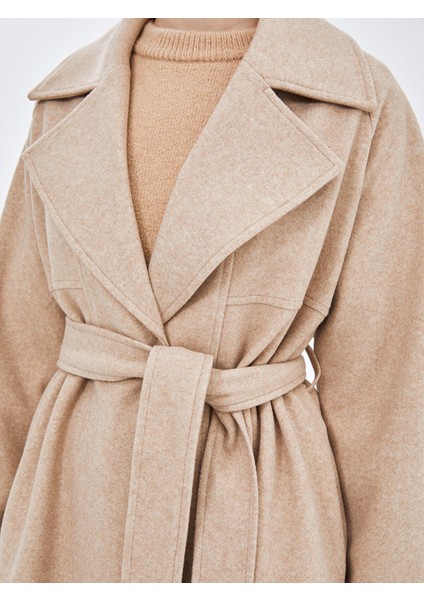 Yeni Sezon Ceket Yaka Kadın Kaşe Kaban modelleri