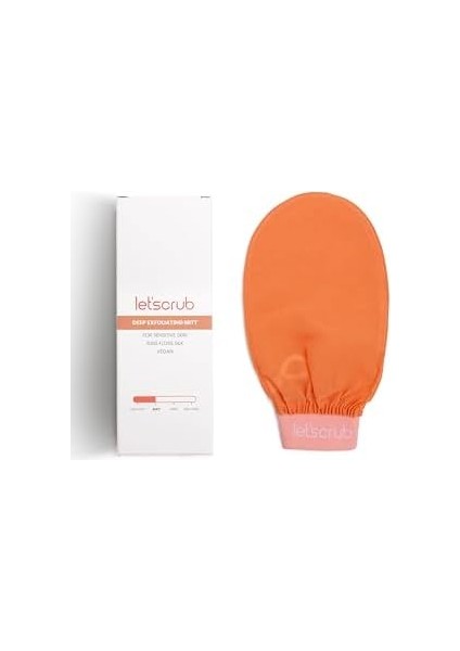 Let&apos;scrub Yavruağzı Lastikli Banyo Duş Kesesi Peeling ELDIVENI%100 Floş Ipek Hassas Ciltler Için