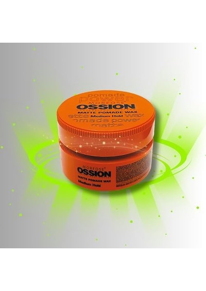Ossion Medium Hold Pomade Krem Mat Wax 100 ml fiyatları