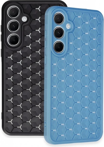 Ieg Samsung Galaxy A15 4g Kılıf Petek Silikon Kapak - Lacivert modelleri