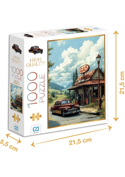 Eski Yol - 1000 Parçalı Puzzle - 48 x 68 cm