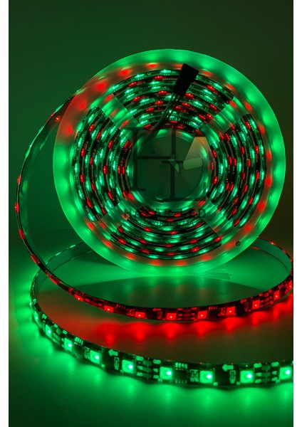 12 Volt WS2811 Argb Adreslenebilir Pixel Şerit LED IP20 Iç Mekan Magic LED 60 Ledli 5 Metre modelleri