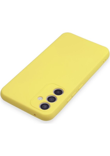 A54 5g Kılıf Nano Içi Kadife Silikon - Sarı modelleri