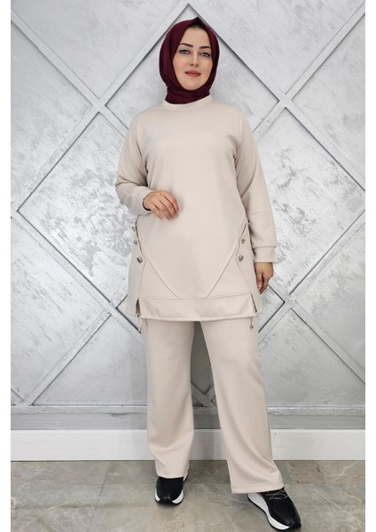 Kadın Nervür ve Aller Dikim Tesettür Takım modelleri