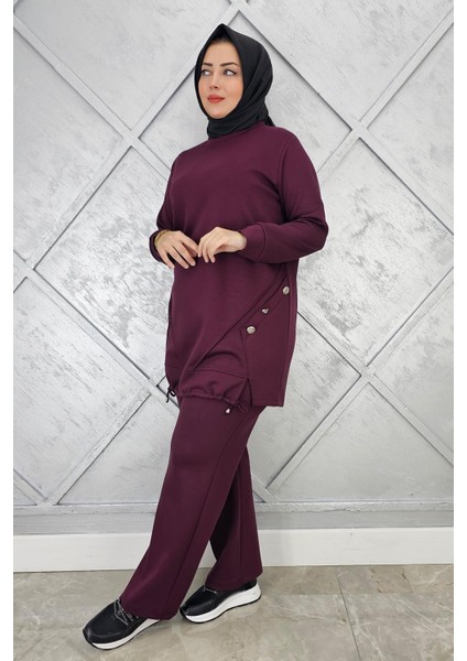 Kadın Nervür ve Aller Dikim Tesettür Takım