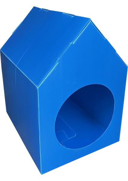 Su Geçirmez 5 Adet Kedi Evi Oluklu Plastik Sokak Hayvanları Için modelleri