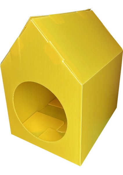 Su Geçirmez 5 Adet Kedi Evi Oluklu Plastik Sokak Hayvanları Için fırsatları