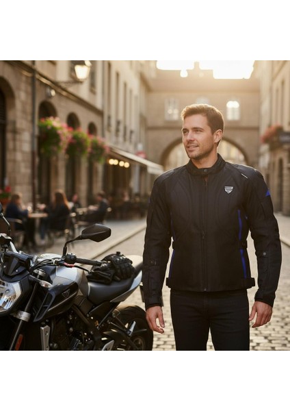 Yeni 4 Mevsim Mont Hörgüçlü 195 Gp Knight Mavi fiyatları