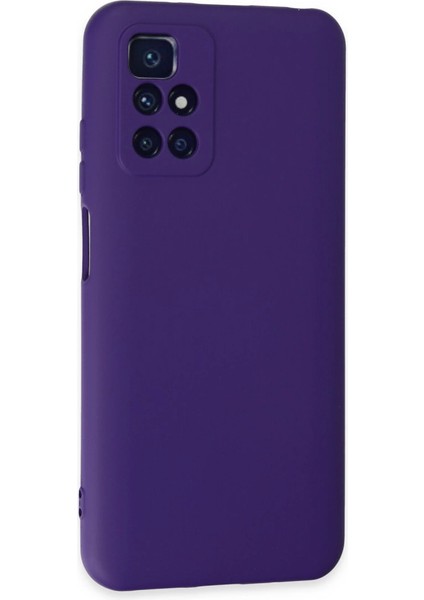 Redmi 10 2022 Kılıf Nano Içi Kadife Silikon - Mor fiyatları