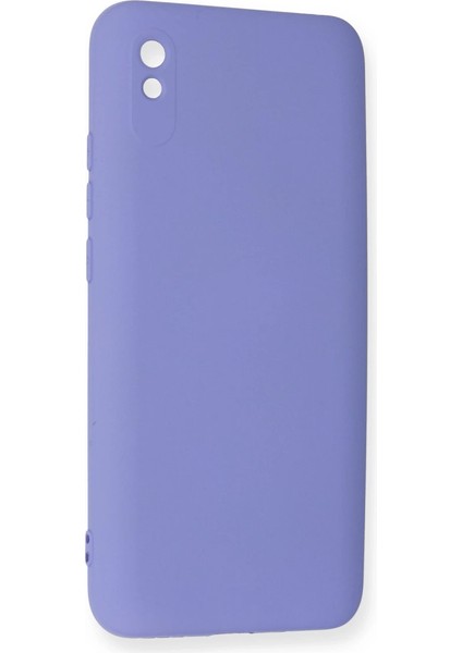 Redmi 9A Kılıf Nano Içi Kadife Silikon - Lila modelleri