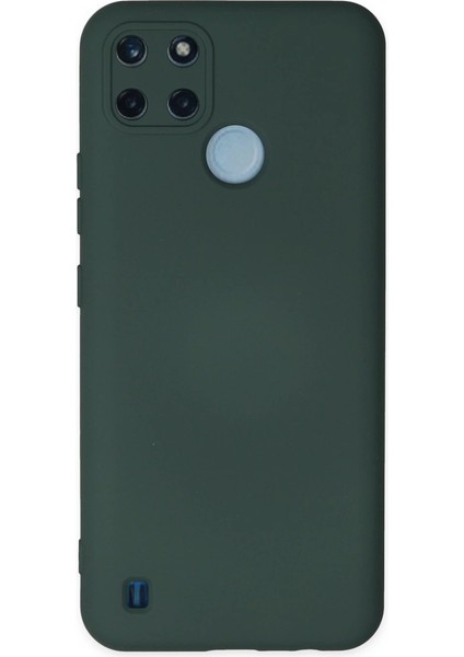 C25Y Kılıf Nano Içi Kadife Silikon - Koyu Yeşil