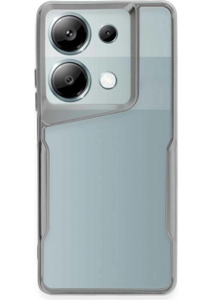 Newface Redmi Note 13 4g Kılıf Boyi Silikon Kapak - Gümüş