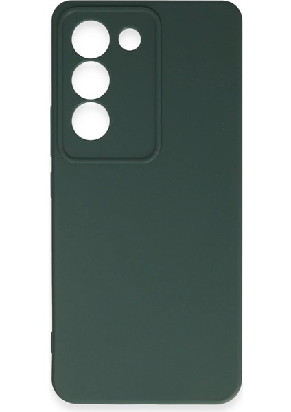 V30 Lite 4g Kılıf First Silikon - Koyu Yeşil fiyatları