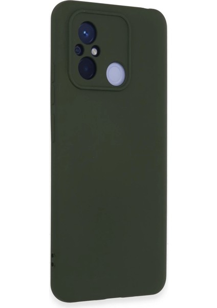 Redmi 12C Kılıf Nano Içi Kadife Silikon - Koyu Yeşil fiyatları