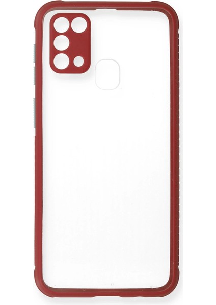 M31 Kılıf Miami Şeffaf Silikon - Fuşya fiyatları