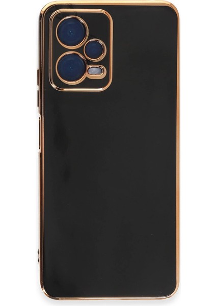 Poco X5 5g Kılıf Volet Silikon - Siyah