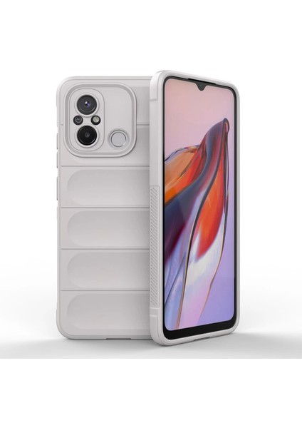 Redmi 12C Kılıf Optimum Silikon - Krem