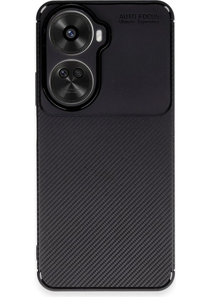 Nova 12 Se Kılıf Auto Focus Karbon Kapak - Siyah