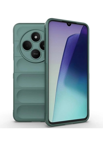 Redmi 14C Kılıf Optimum Silikon - Koyu Yeşil