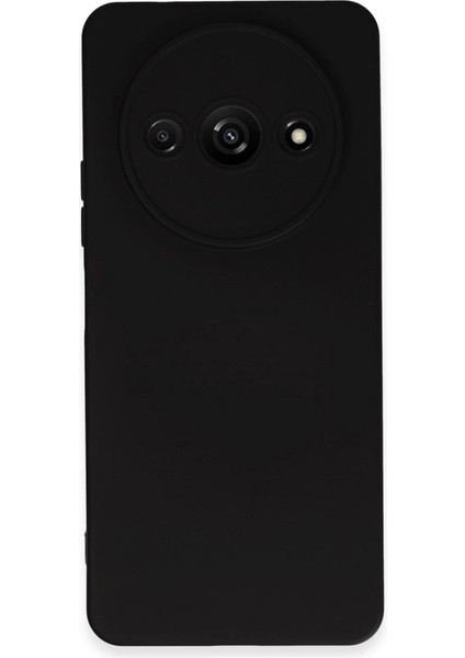 Newface Redmi A3 4g Kılıf Nano Içi Kadife Silikon - Siyah