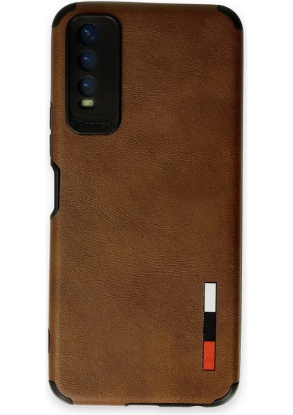 Y11S Kılıf Loop Deri Silikon - Kahverengi