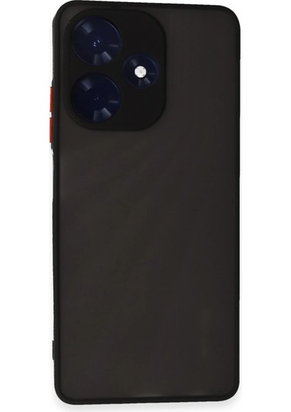 Newface Infinix Hot 30 4g Kılıf Montreal Silikon Kapak - Siyah