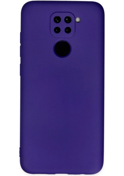 Redmi Note 9 Kılıf Nano Içi Kadife Silikon - Mor