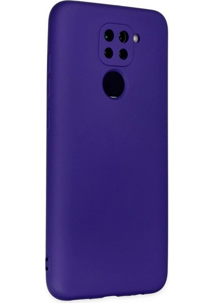 Redmi Note 9 Kılıf Nano Içi Kadife Silikon - Mor modelleri