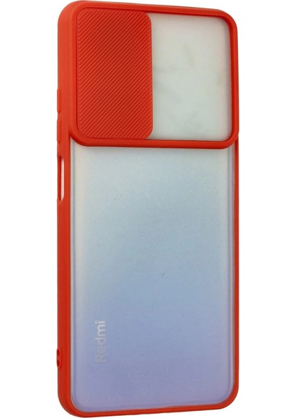 Redmi Note 11 Kılıf Palm Buzlu Kamera Sürgülü Silikon - Kırmızı fiyatları