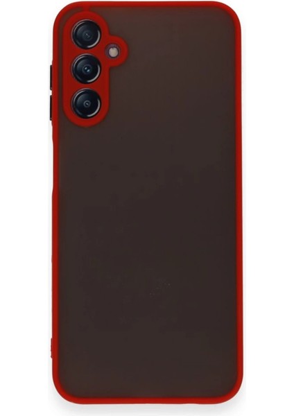 Newface A15 4g Kılıf Montreal Silikon Kapak - Kırmızı