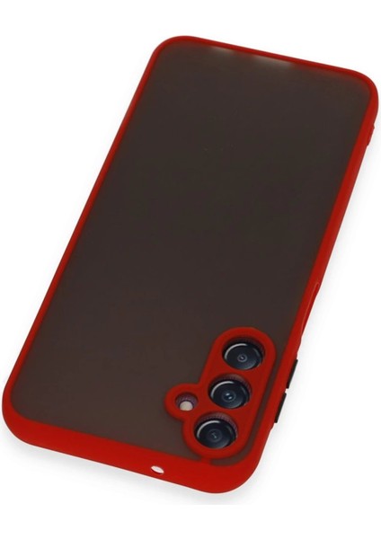 Newface A15 4g Kılıf Montreal Silikon Kapak - Kırmızı modelleri
