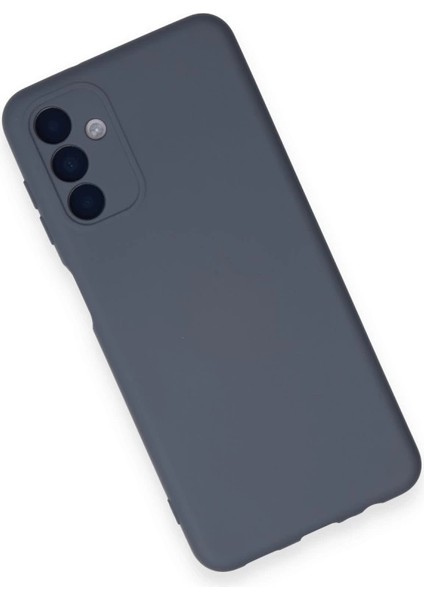 A14 4g Kılıf Nano Içi Kadife Silikon - Gri modelleri