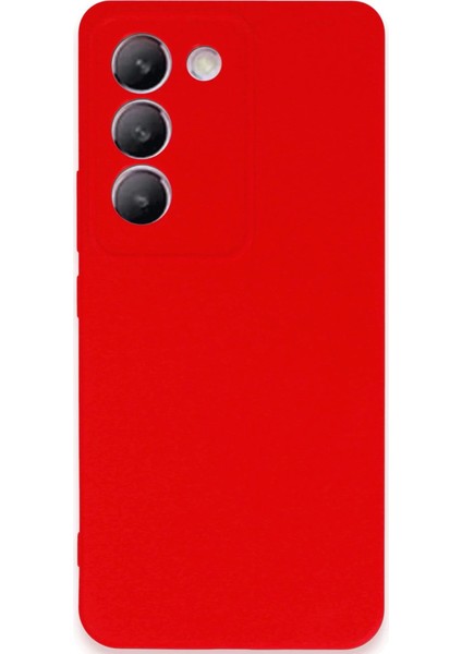 V30 Lite 4g Kılıf First Silikon - Kırmızı
