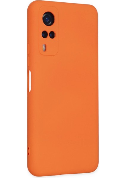 Y53S Kılıf Nano Içi Kadife Silikon - Turuncu modelleri