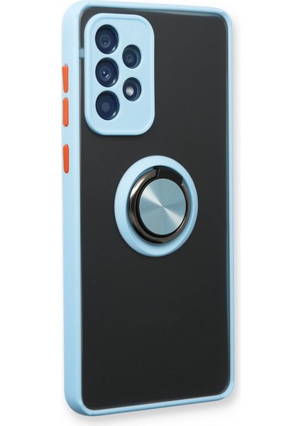 A73 5g Kılıf Montreal Yüzüklü Silikon Kapak - Buz fiyatları